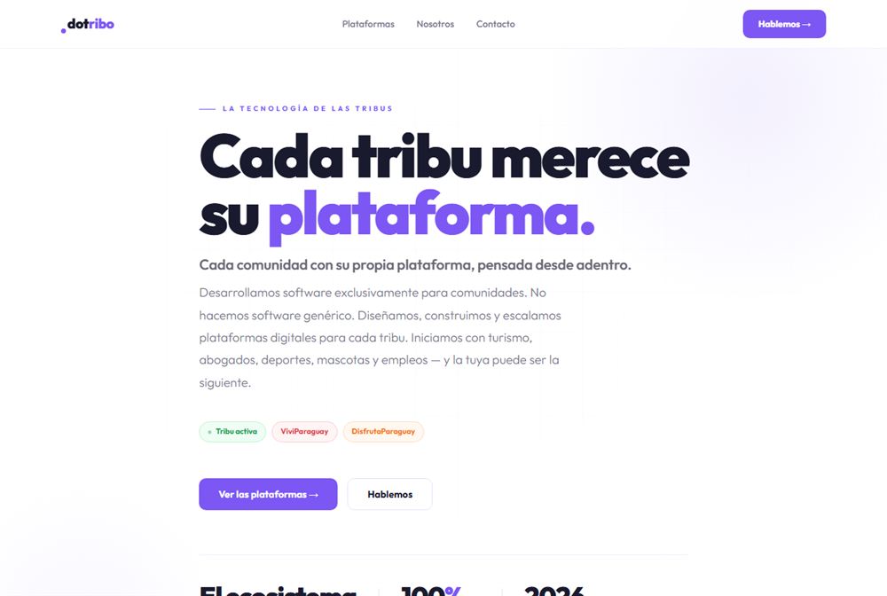 Dotribo — la tecnología de las tribus
